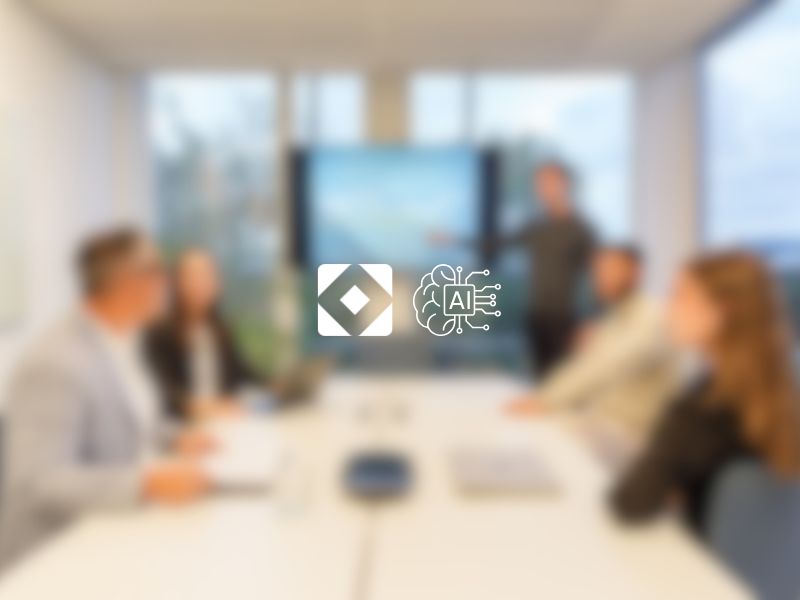 Twee collega’s in overleg op een modern kantoor over toepassingen van Generative Engine Optimization (GEO)